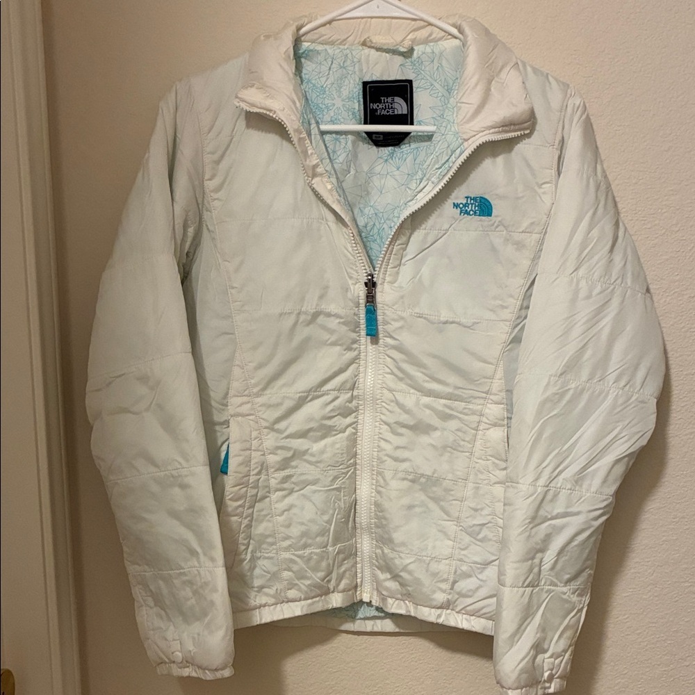 The North Face Off-White Quilted Jacket